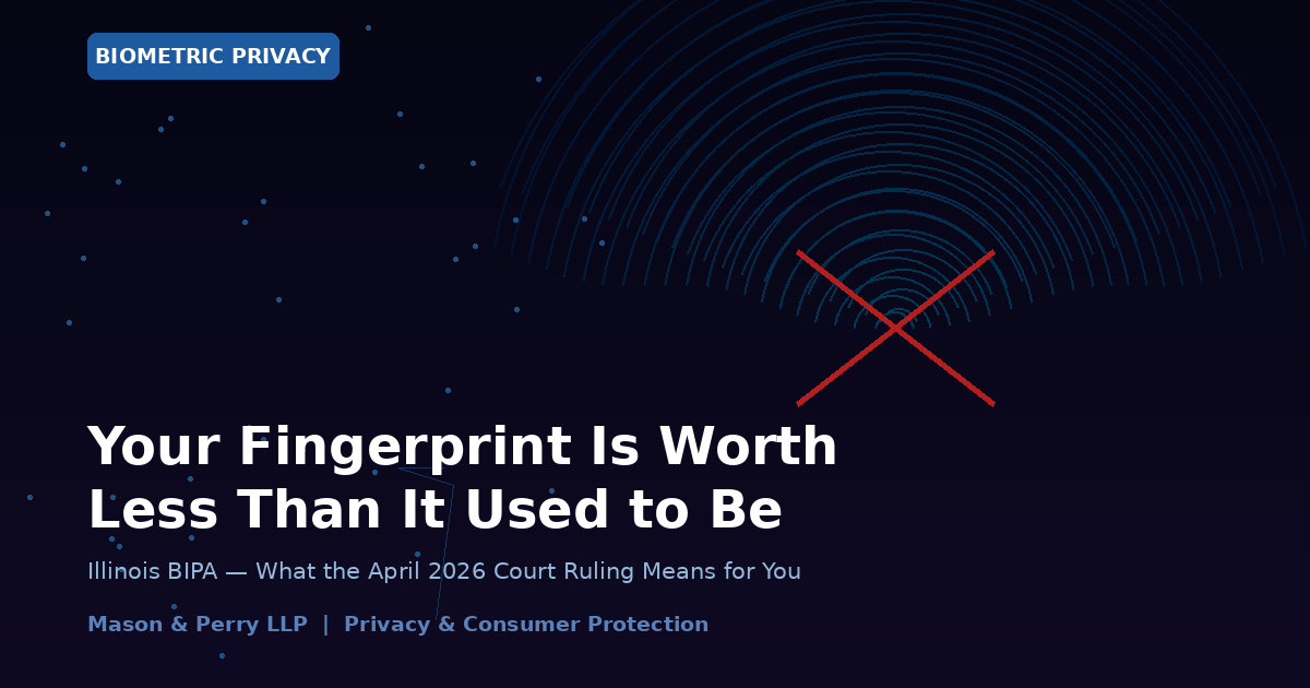 Your Fingerprint Is Worth Less Than It Used to Be